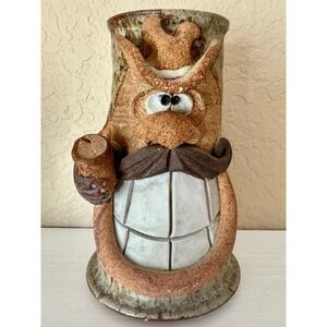 Vintage Robert Eakin Figural Mug 8" Large Folk Art Character Stein